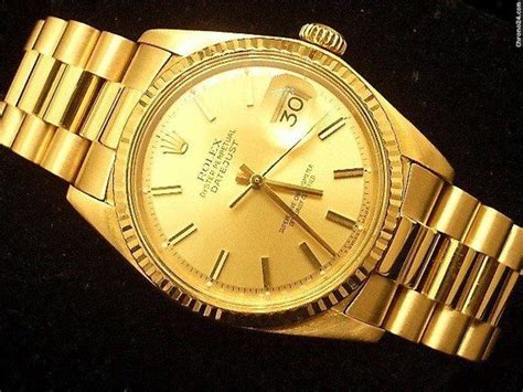 solid gold Rolex datejust